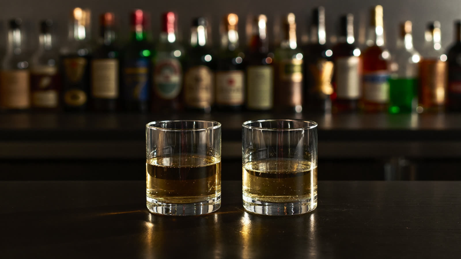 Drinks at the bar