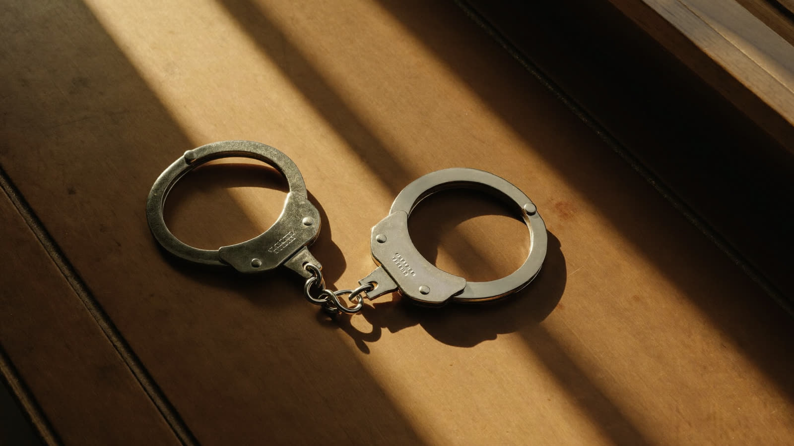 Open handcuffs