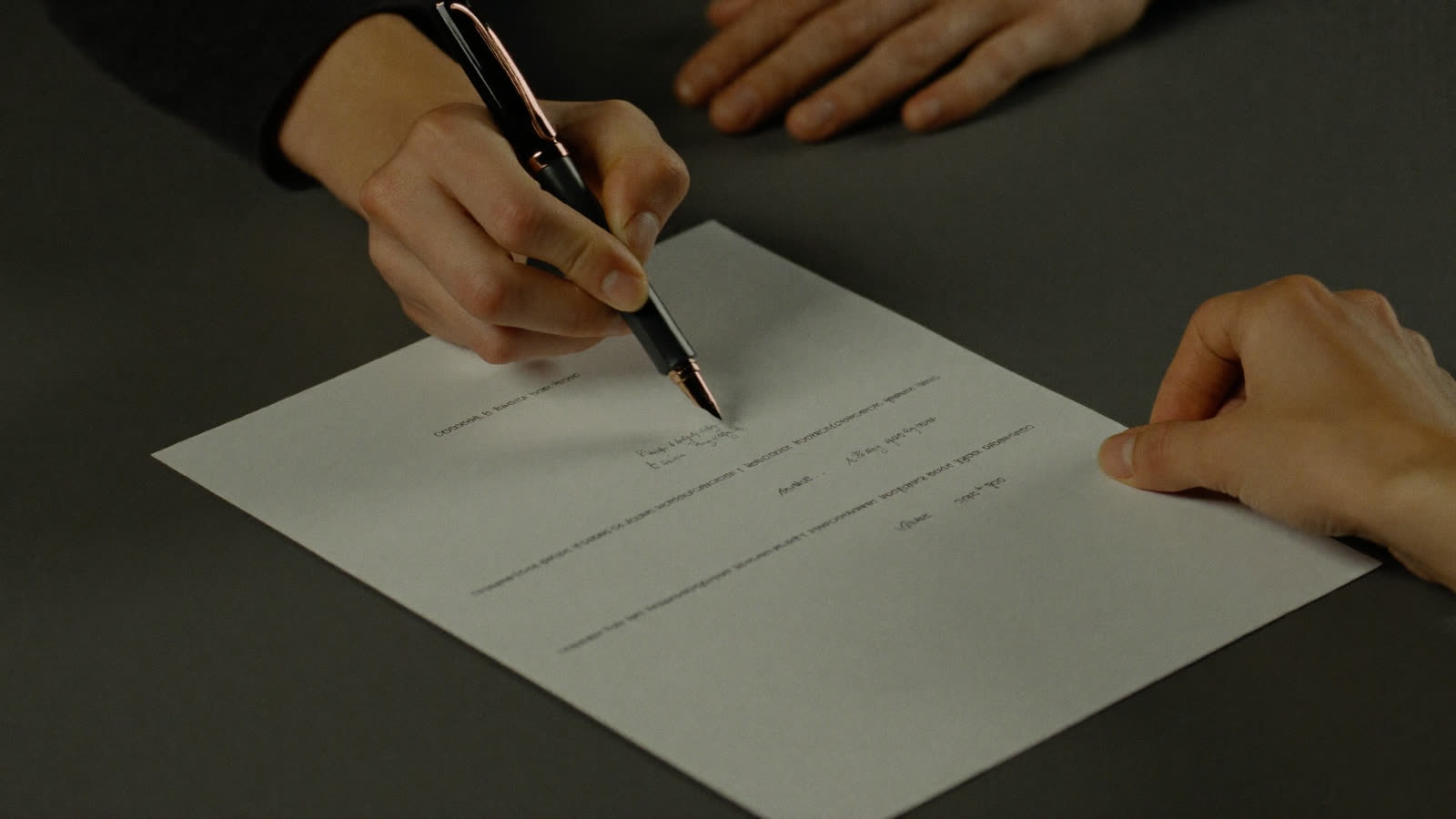 Signing documents